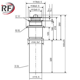 High frequency heating and Industrial RF heating triode RF-9094S 9T94A Forced water triode