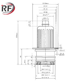High frequency pulse electron tube RF-101Z 101ZM Evaporative cold Tetrode